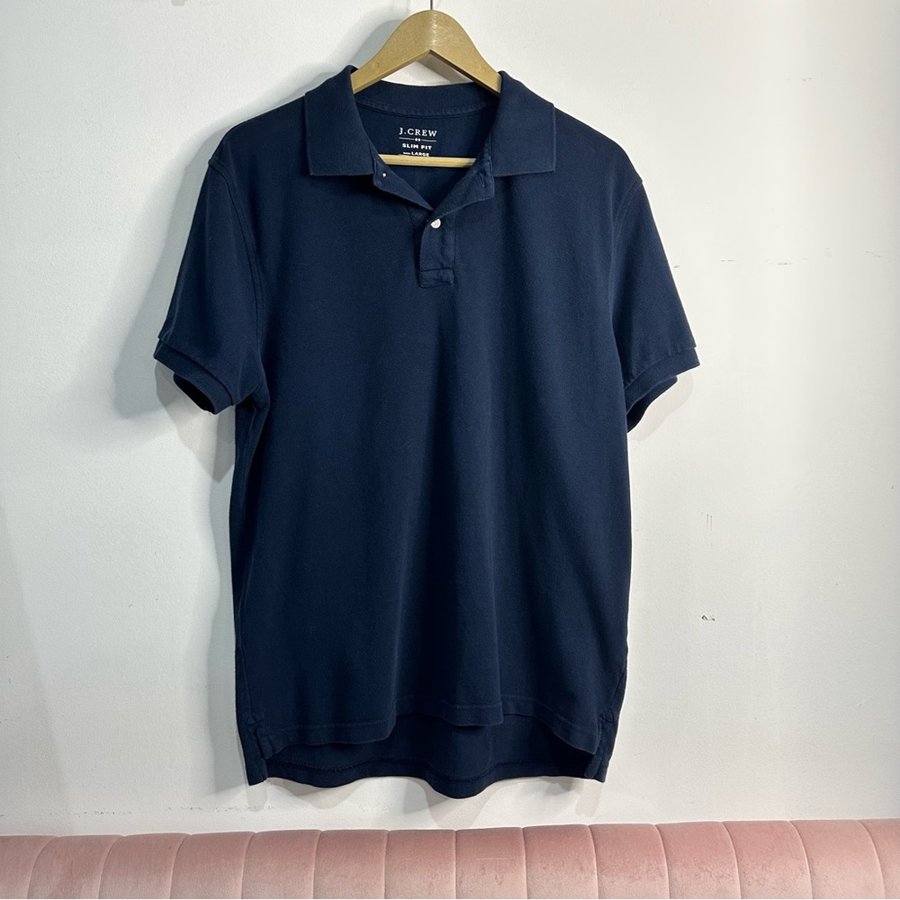 J. Crew Men's Navy Polo Shirt